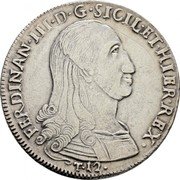 Italy 12 Tari Ferdinando III 1799 JU-I KM# 239 FERDINAN III D G SICIL ET HIER REX T 12 coin obverse Italy 12 Tari Ferdinando III 1799 JU-I KM# 239 FERDINAN III D G SICIL ET HIER REX T 12 coin obverse