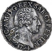 Italy 15 Soldo Vittorio Amedeo III 1794 KM# 93 VIC AM D G REX SAR CYO ET IER 1794 coin obverse Italy 15 Soldo Vittorio Amedeo III 1794 KM# 93 VIC AM D G REX SAR CYO ET IER 1794 coin obverse