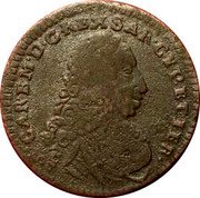 Italy 2.6 Soldo Carlo Emanuele III 1735 KM# 17 CAR EM D G REX SAR CYP ET IER coin obverse Italy 2.6 Soldo Carlo Emanuele III 1735 KM# 17 CAR EM D G REX SAR CYP ET IER coin obverse