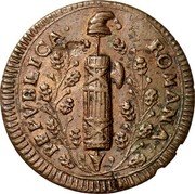 Italy 2 Baiocchi Pergola Coinage 1798 AP KM# 6 REPVBLICA ROMANA coin obverse Italy 2 Baiocchi Pergola Coinage 1798 AP KM# 6 REPVBLICA ROMANA coin obverse