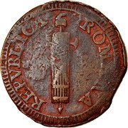 Italy 2 Baiocchi Fermo Coinage 1798 Fermo KM# 12 ROMANA REPVBLICA coin obverse