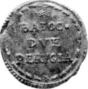 Italy 2 Baiocchi Fasces. Perugia 1799 2 varieties exist KM# 18 BAIOC DVE PERVGIA coin reverse Italy 2 Baiocchi Fasces. Perugia 1799 2 varieties exist KM# 18 BAIOC DVE PERVGIA coin reverse