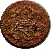 Italy 2 Denari Vittorio Amedeo II 1722 KM# 1 1722 coin reverse Italy 2 Denari Vittorio Amedeo II 1722 KM# 1 1722 coin reverse