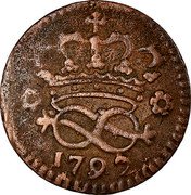 Italy 2 Denari Vittorio Amedeo III 1792 KM# 64 1796 coin reverse Italy 2 Denari Vittorio Amedeo III 1792 KM# 64 1796 coin reverse