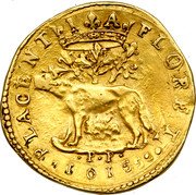 Italy 2 Doppie Ranuccio I 1615 PP MB# 35 PLACENTI - A. FLORET coin reverse Italy 2 Doppie Ranuccio I 1615 PP MB# 35 PLACENTI - A. FLORET coin reverse