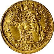 Italy 2 Doppie Odoardo (1626) LX MDCXXVI KM# 14 PLAC EN TIA FLORET MDCXXVI L X coin reverse Italy 2 Doppie Odoardo (1626) LX MDCXXVI KM# 14 PLAC EN TIA FLORET MDCXXVI L X coin reverse