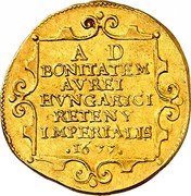Italy 2 Ducati Antonio Teodoro Trivulzio 1677 KM# 21 AD BONITATEM AVREI HVNGARICI RETENY IMPERIALIS 1677 coin reverse Italy 2 Ducati Antonio Teodoro Trivulzio 1677 KM# 21 AD BONITATEM AVREI HVNGARICI RETENY IMPERIALIS 1677 coin reverse