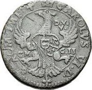 Italy 2 Grani Carlo VI 1720 CM/CII KM# 101 CAROLVS VI D ROM IMP D V V CM C II coin obverse Italy 2 Grani Carlo VI 1720 CM/CII KM# 101 CAROLVS VI D ROM IMP D V V CM C II coin obverse