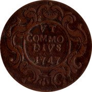 Italy 2 Grani Carlo. Sicily 1747 FN-IH//VB KM# 167 VT COMMO DIVS 1747 V B coin reverse Italy 2 Grani Carlo. Sicily 1747 FN-IH//VB KM# 167 VT COMMO DIVS 1747 V B coin reverse