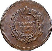 Italy 2 Grani Ferdinando I 1775 GLC KM# 196 VT COMMO DIVS 1775 coin reverse Italy 2 Grani Ferdinando I 1775 GLC KM# 196 VT COMMO DIVS 1775 coin reverse