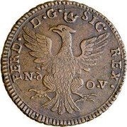 Italy 2 Grani Ferdinand I 1793 Nd-OV KM# 223 FERD. D. G. SIC. REX N D O V coin obverse Italy 2 Grani Ferdinand I 1793 Nd-OV KM# 223 FERD. D. G. SIC. REX N D O V coin obverse