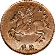 Italy 2 Grani Ferdinando III 1815 VB KM# 249 V B G 2 coin reverse Italy 2 Grani Ferdinando III 1815 VB KM# 249 V B G 2 coin reverse