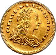 Italy 2 Oncia (Doppia Oncia) (Carlo) KM# 176 CAROLVS D G SIC ET HIE REX coin obverse Italy 2 Oncia (Doppia Oncia) (Carlo) KM# 176 CAROLVS D G SIC ET HIE REX coin obverse