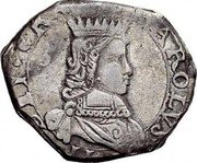 Italy 2 Tari Carlo II 1665 DG-V KM# 32 CAROLVS II DEI G(RA) coin obverse Italy 2 Tari Carlo II 1665 DG-V KM# 32 CAROLVS II DEI G(RA) coin obverse