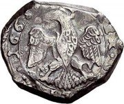Italy 2 Tari Carlo II 1665 DG-V KM# 32 REX SICILIAE 1665 coin reverse Italy 2 Tari Carlo II 1665 DG-V KM# 32 REX SICILIAE 1665 coin reverse