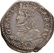 Italy 2 Tari Carlo II 1686 RC KM# 50 CAROLVS II DEI GRATIA coin obverse