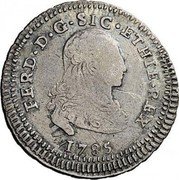 Italy 2 Tari Ferdinand I 1785 GLC KM# 201 FERD D G SIC ET HIE REX 1785 coin obverse Italy 2 Tari Ferdinand I 1785 GLC KM# 201 FERD D G SIC ET HIE REX 1785 coin obverse