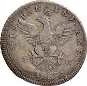 Italy 2 Tari Ferdinand I 1789 GLC KM# 216 HIS PAN INF ANS G L C 1789 coin reverse Italy 2 Tari Ferdinand I 1789 GLC KM# 216 HIS PAN INF ANS G L C 1789 coin reverse