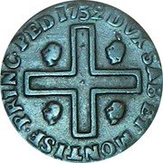 Italy 3 Cagliarese Carlo Emanuele III. Sardinia 1732 KM# 15 1732 DVX SAB ET MONTISF PRINC PED coin reverse Italy 3 Cagliarese Carlo Emanuele III. Sardinia 1732 KM# 15 1732 DVX SAB ET MONTISF PRINC PED coin reverse