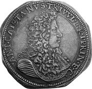 Italy 3 Filippi Antonio Gaetano 1686 KM# 29 ANT CAIETA NVS TRIVVL EIR PRIN E C coin obverse