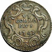 Italy 3 Grani Carlo. Sicily 1747 FN-IH//VB KM# 168 VT COMMO DIVS 1747 V B coin reverse Italy 3 Grani Carlo. Sicily 1747 FN-IH//VB KM# 168 VT COMMO DIVS 1747 V B coin reverse