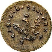 Italy 3 Picciolo Carlo 1755 PN KM# 186 CAR D G SIC REX P N coin obverse Italy 3 Picciolo Carlo 1755 PN KM# 186 CAR D G SIC REX P N coin obverse