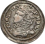 Italy 3 Tari Filippo II 1609 DC KM# 10 PHIL III D G coin obverse
