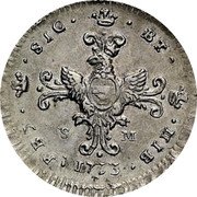 Italy 3 Tari Carlo III. Sicily 1733 CP//SM KM# 127 REX SIC ET HIE 1733 S M coin reverse Italy 3 Tari Carlo III. Sicily 1733 CP//SM KM# 127 REX SIC ET HIE 1733 S M coin reverse