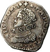 Italy 3 Tari (Filippo IV) KM# 18 PHILIPP IIII D G coin obverse