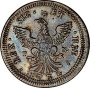Italy 4 Tari Carlo. Sicily 1734 CP//FN KM# 139 REX SIC ET HIE F N. 1734 coin reverse Italy 4 Tari Carlo. Sicily 1734 CP//FN KM# 139 REX SIC ET HIE F N. 1734 coin reverse
