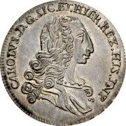 Italy 4 Tari Carlo 1735 FN KM# 148 CAROLVS D G SIC ET HIER REX HIS INF coin obverse Italy 4 Tari Carlo 1735 FN KM# 148 CAROLVS D G SIC ET HIER REX HIS INF coin obverse