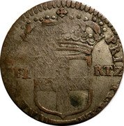 Italy 5 Soldo Vittorio Amedeo II 1700 KM# 343 PRIN PEDE REX CYPRI FE RT coin reverse Italy 5 Soldo Vittorio Amedeo II 1700 KM# 343 PRIN PEDE REX CYPRI FE RT coin reverse