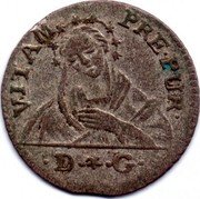 Italy 5 Soldo Ferdinando I di Borbone 1792 C# 5 VITAM PRE PUR D G coin obverse Italy 5 Soldo Ferdinando I di Borbone 1792 C# 5 VITAM PRE PUR D G coin obverse