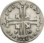 Italy 6 Tari Carlo. Sicily 1754 PN KM# 185 HIS PAN INF ANS 1784 P N coin reverse Italy 6 Tari Carlo. Sicily 1754 PN KM# 185 HIS PAN INF ANS 1784 P N coin reverse