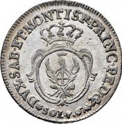 Italy 7.6 Soldo Carlo Emanuele III 1758 KM# 44 DUX SAB ET MONTIEF PRINC PED &. SOL 7.6 coin reverse Italy 7.6 Soldo Carlo Emanuele III 1758 KM# 44 DUX SAB ET MONTIEF PRINC PED &. SOL 7.6 coin reverse