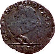 Italy Cavallotto Carlo Emanuele I 1613 KM# 49.1 CAR EM D G DUX SAB P P 1613 coin obverse Italy Cavallotto Carlo Emanuele I 1613 KM# 49.1 CAR EM D G DUX SAB P P 1613 coin obverse
