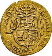 Italy Doppia Carlo Emanuele I 1605 KM# 17.1 AVXILIVM. MEVM. ADOMINO. coin reverse Italy Doppia Carlo Emanuele I 1605 KM# 17.1 AVXILIVM. MEVM. ADOMINO. coin reverse