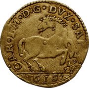 Italy Doppia Charles Emmanuel I the Great 1619 KM# 63 CAR. EM. D: G. DVX. SAB. P. P. 1619 coin obverse Italy Doppia Charles Emmanuel I the Great 1619 KM# 63 CAR. EM. D: G. DVX. SAB. P. P. 1619 coin obverse