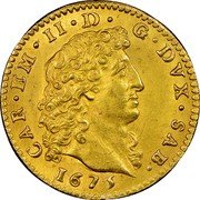 Italy Doppia Carlo Emanuele II 1675 KM# 295 CAR. EM. II. D.G. DVX. SAB. 1675 coin obverse Italy Doppia Carlo Emanuele II 1675 KM# 295 CAR. EM. II. D.G. DVX. SAB. 1675 coin obverse