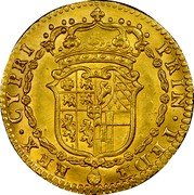 Italy Doppia Carlo Emanuele II 1675 KM# 295 PRIN. PEDE REX. CYPRI. coin reverse Italy Doppia Carlo Emanuele II 1675 KM# 295 PRIN. PEDE REX. CYPRI. coin reverse