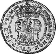 Italy Doppia Vittorio Amedeo II 1714 Bowers & Merena Guia Sale 3-88, XF realized $14,300 KM# 360 DVX SAB ET MON TISF PRIN PED &C. coin reverse Italy Doppia Vittorio Amedeo II 1714 Bowers & Merena Guia Sale 3-88, XF realized $14,300 KM# 360 DVX SAB ET MON TISF PRIN PED &C. coin reverse