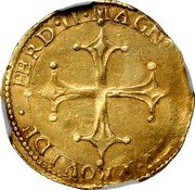 Italy Doppia (Ferdinando II) KM# 26 FERD II MAGN... coin obverse Italy Doppia (Ferdinando II) KM# 26 FERD II MAGN... coin obverse