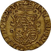 Italy Doppia Carlo Emanuele I 1601 MB# 335.2 IN. TE. DOMINE. CONFIDO. 1590. T. coin reverse Italy Doppia Carlo Emanuele I 1601 MB# 335.2 IN. TE. DOMINE. CONFIDO. 1590. T. coin reverse