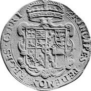 Italy Ducatone Carlo Emanuele II 1641 KM# 190 PRINCIPES. PEDEMON. REGES. CYPRI. coin reverse Italy Ducatone Carlo Emanuele II 1641 KM# 190 PRINCIPES. PEDEMON. REGES. CYPRI. coin reverse