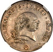 Italy Ducatone Ferdinando I di Borbone 1784 C# 14 FERDINANDVS I HISP INFANS coin obverse Italy Ducatone Ferdinando I di Borbone 1784 C# 14 FERDINANDVS I HISP INFANS coin obverse