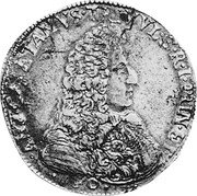Italy Filippo Antonio Gaetano 1686 KM# 27 ... ATANVS TR.. VL R I PRIN ET coin obverse Italy Filippo Antonio Gaetano 1686 KM# 27 ... ATANVS TR.. VL R I PRIN ET coin obverse