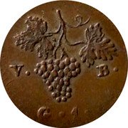 Italy Grano Ferdinando III 1814 VB KM# 247 V B G 1 coin reverse Italy Grano Ferdinando III 1814 VB KM# 247 V B G 1 coin reverse