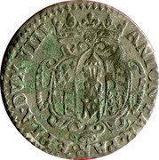 Italy Lira Antonio Farnese 1727 KM# 8 ANTON FAR PAR E PLA DVX VIII coin obverse Italy Lira Antonio Farnese 1727 KM# 8 ANTON FAR PAR E PLA DVX VIII coin obverse