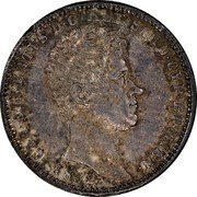 Italy Lira Carlo Alberto 1832 F//P (b) KM# 129.2 CAR ALBERTVS D G REX SAR D CYP ET HIER 1838 coin obverse Italy Lira Carlo Alberto 1832 F//P (b) KM# 129.2 CAR ALBERTVS D G REX SAR D CYP ET HIER 1838 coin obverse
