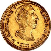 Italy Oncia Carlo III di Borbone 1734 KM# 140 CAROL BORBO III D G SIC REX coin obverse Italy Oncia Carlo III di Borbone 1734 KM# 140 CAROL BORBO III D G SIC REX coin obverse